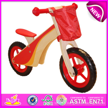 2014 jouet en bois coloré de vélo pour des enfants, beau jouet en bois de jouet de vélo pour des enfants, ensemble en bois de jouet de vélo d&#39;équilibre pour l&#39;usine de bébé W16c086